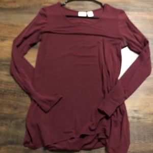 Soft flowy long sleeve tee